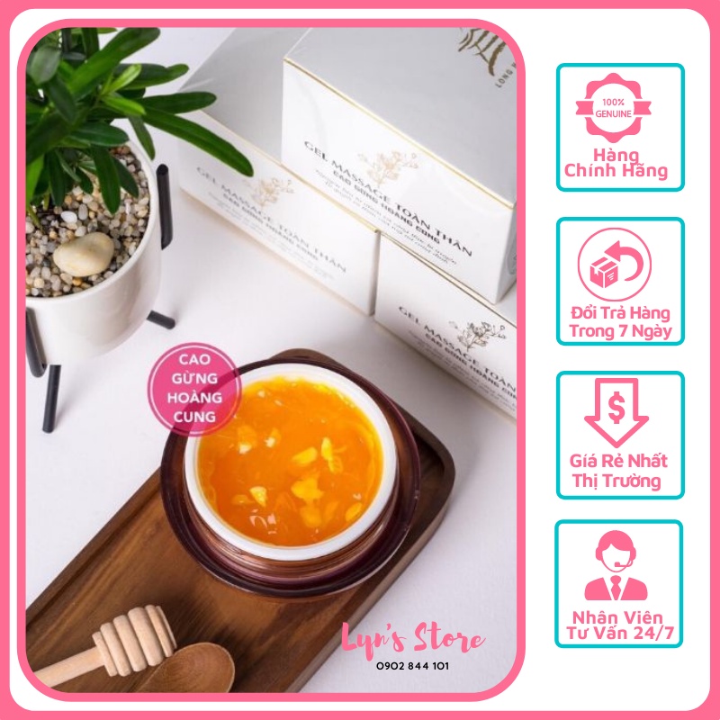 Cao gừng tan mỡ Hoàng Cung giảm 800gr mỡ thừa trong vòng 30 ngày đánh bay thâm rạn sau sinh chống chảy sệ da.