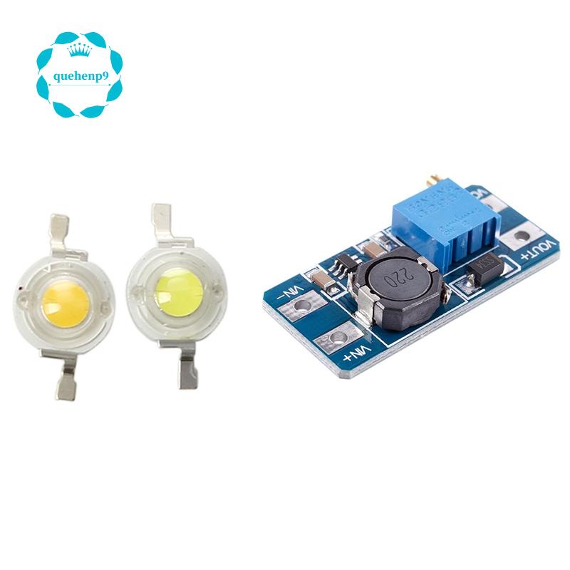 Bóng Đèn LED Công Suất Cao DC/DC Tăng Cường 2-24 V 5-28 V Connect ulo Cho Đèn LED Caricatore & Đèn LED Công Suất Cao 3W (Trắng Ấm)