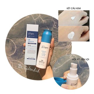 MAKE P:REM - Kem chống nắng vật lý dạng gel Blue Ray Sun Gel