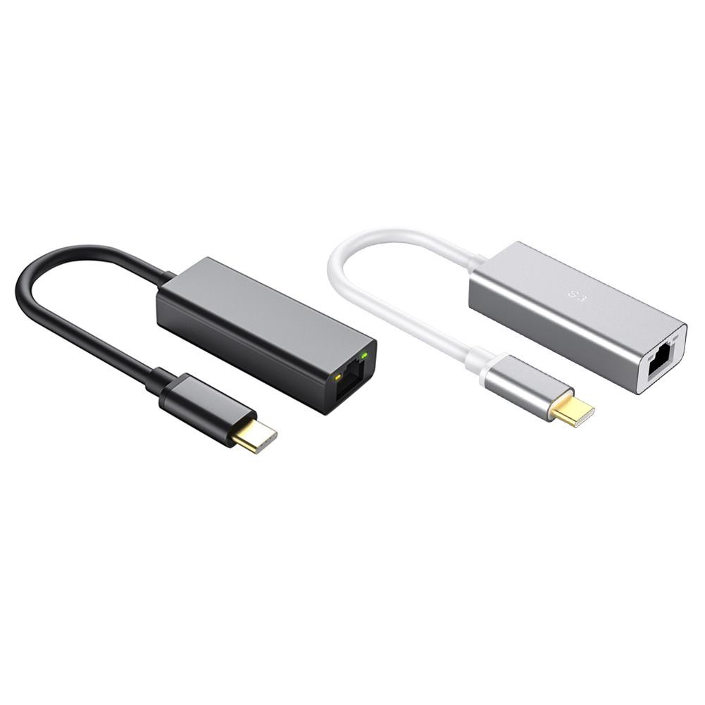 Domybest♚Aluminum Alloy 10/100Mbps Lan Ethernet Converter S3-8152-C Type-C to RJ45 | BigBuy360 - bigbuy360.vn