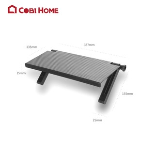 Kệ để đồ MONITOR TOP SHELF dùng gắn tường/trên màn hình TV, đỡ laptop bằng nhựa - 33.7x15.5x13.4cm - FUNSHOP - Cobi Ho