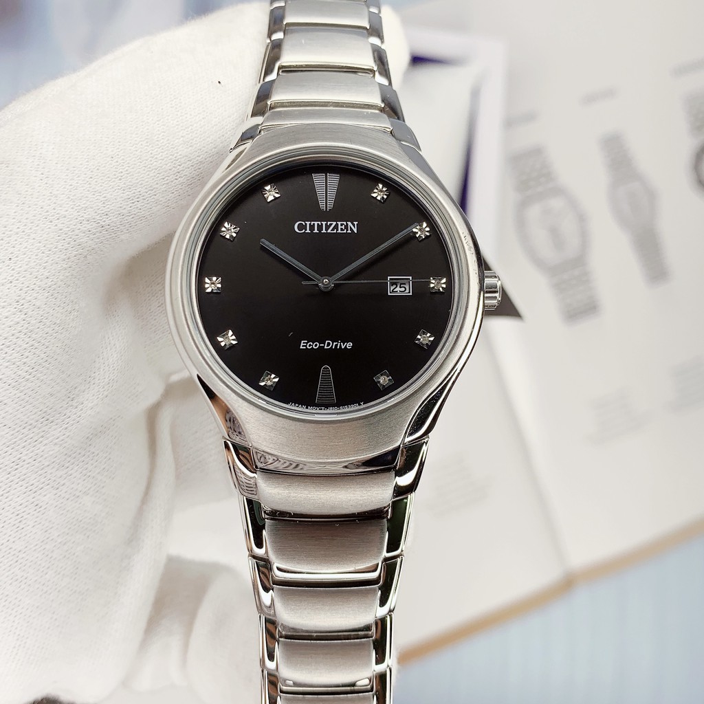Đồng Hồ Nam CITIZEN AW1550-50E Paradigm Black Diamond Dial Men’s Watch Chính Hãng Tặng Dây Da Cao Cấp