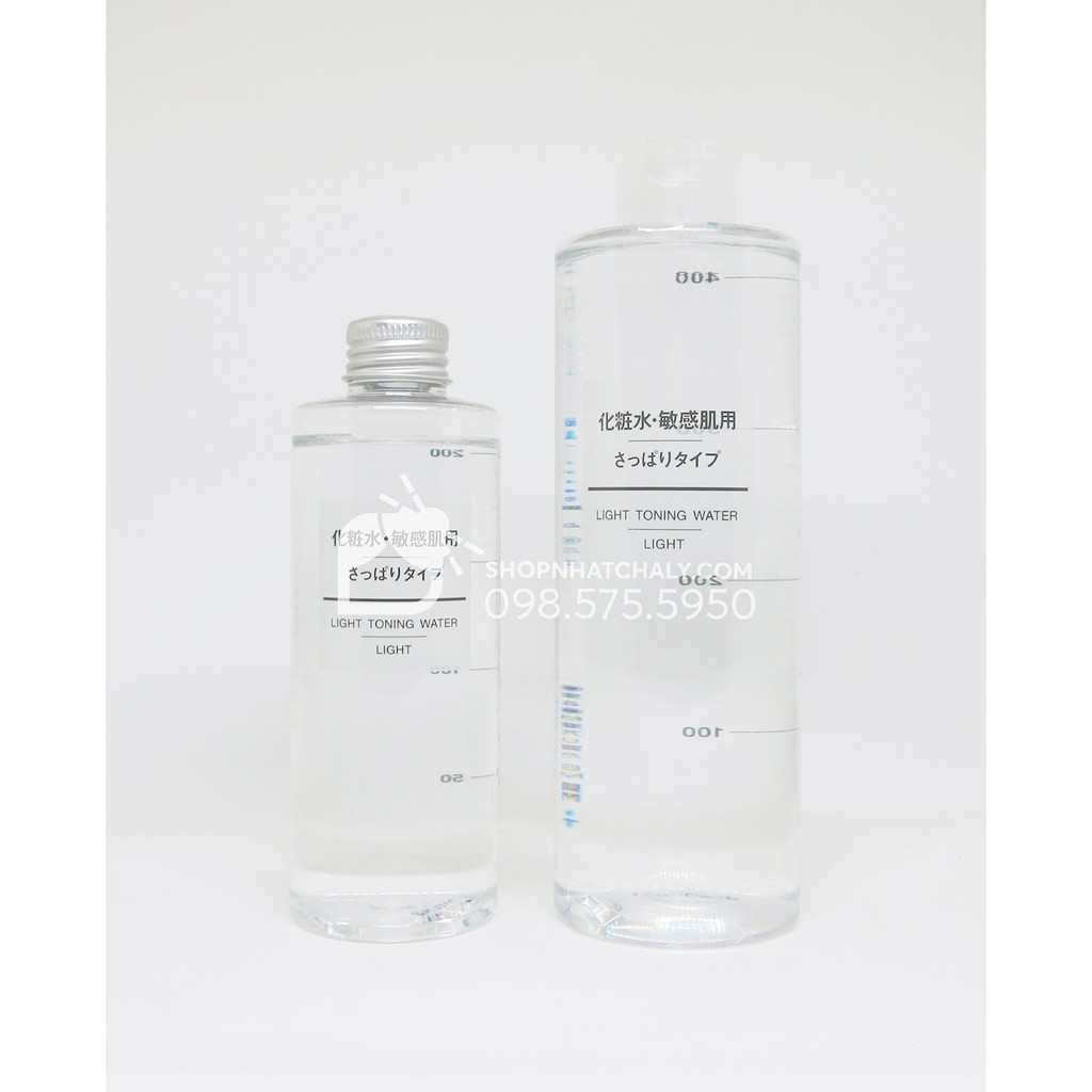 Nước hoa hồng Muji Light Toning Water cho DA NHẠY CẢM. Hàng Nhật nội địa, đang có giá tốt