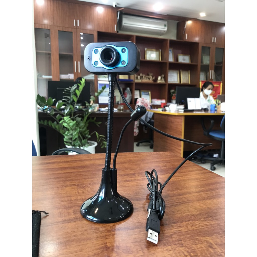 [CHÍNH HÃNG] Webcam 720P HD siêu nét Micro đàm thoại để làm việc &amp; học tập trực tuyến. Bảo hành 12 tháng !!!