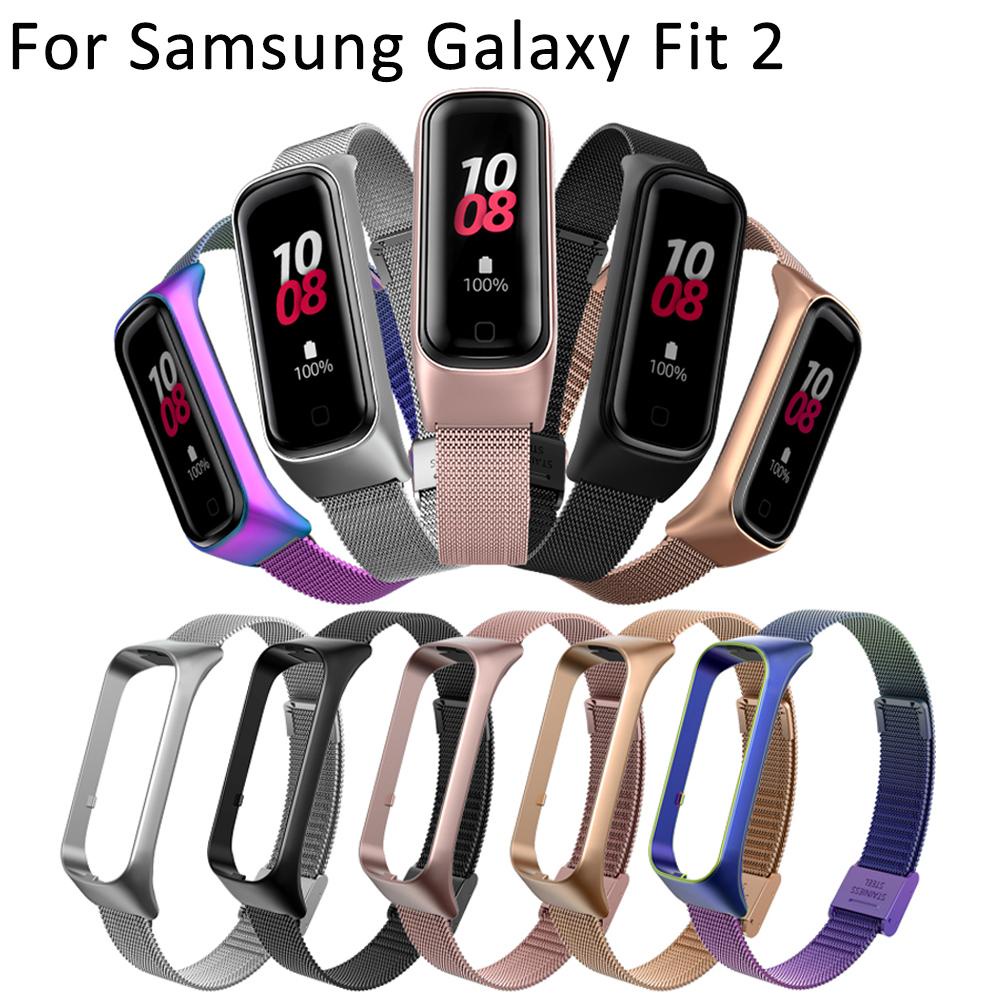 Dây Đeo Kim Loại Cho Đồng Hồ Thông Minh Samsung Galaxy Fit 2 R220