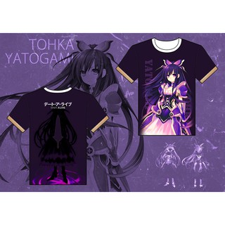 Áo thun anime Tohka đen