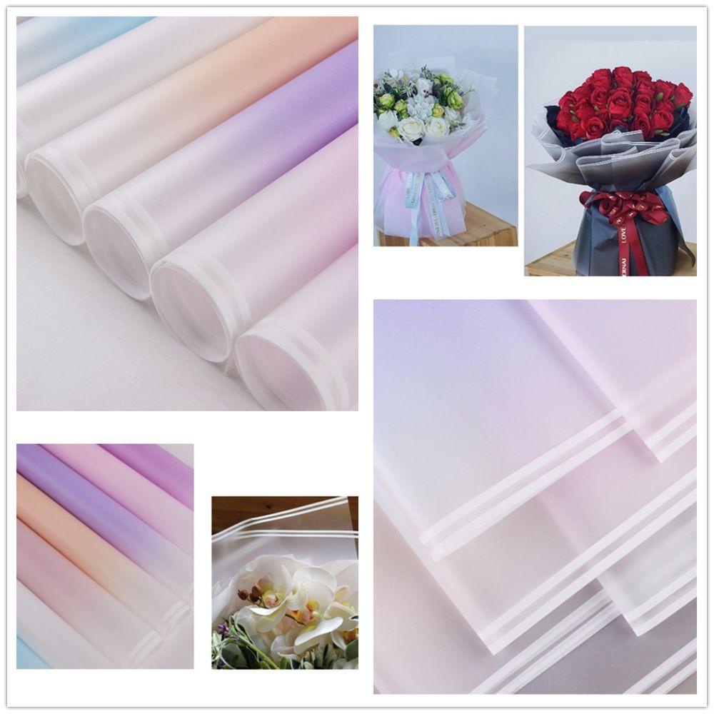 PINEVN Set 20 Tờ Giấy Gói Hoa Làm Đạo Cụ Chụp Ảnh Màu Sắc Tuyến Tính