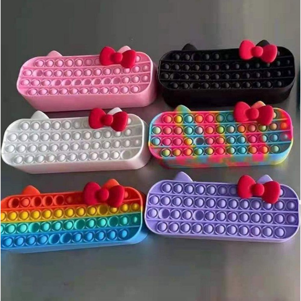 CHOOKEY Túi Đựng Bút Hình Con Quay Spinner Sáng Tạo