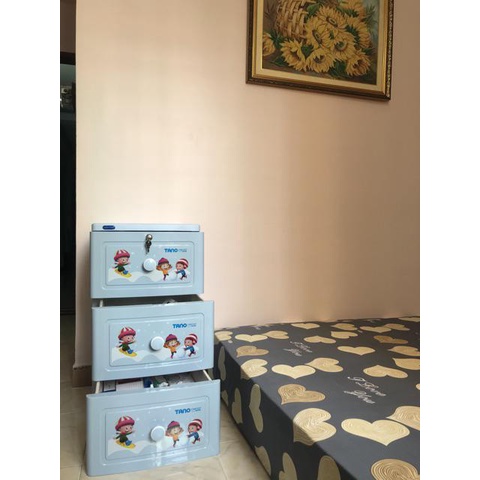 Tủ nhựa duy tân TANO 3 Ngăn Kích thước N40 x R 45 x Cao 74cm