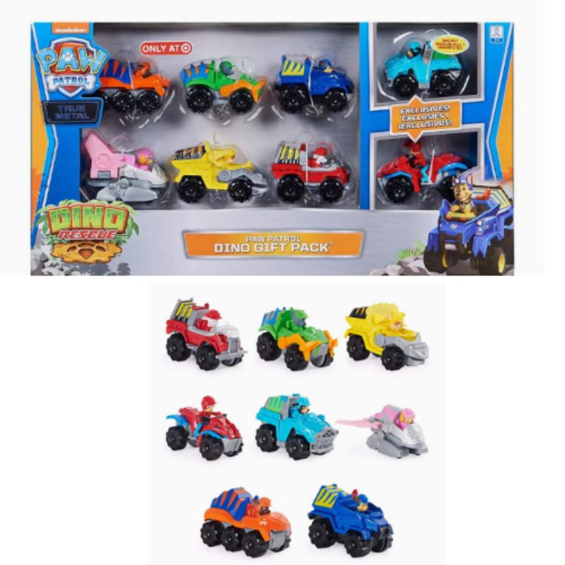 Set 8 xe Paw Patrol metal phiên bản của Spin Master Canada