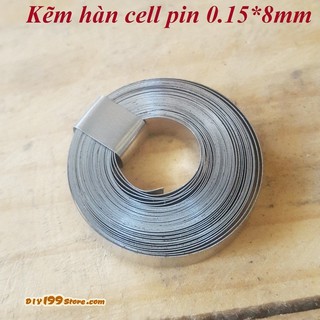 DIY 3M Kẽm hàn cell pin 0.15*8mm