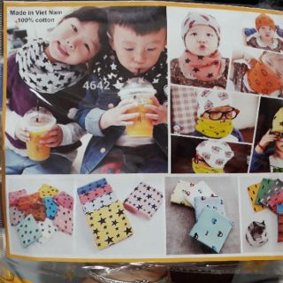 Khăn ống cotton cho bé