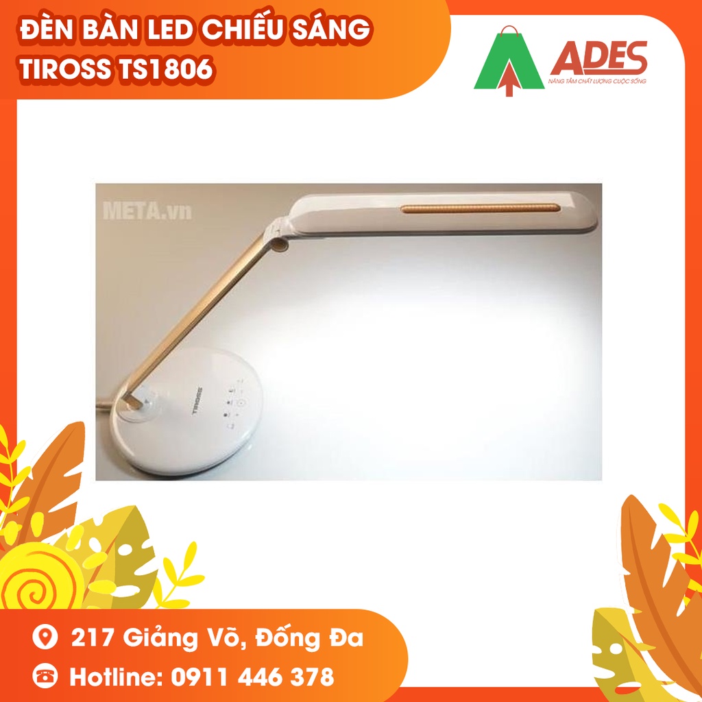 Đèn Bàn LED Chiếu Sáng Tiết Kiệm Điện Năng Tiross TS1806