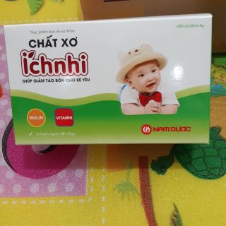 Chất xơ ÍCH NHI giúp giảm táo bón,trướng bụng,đầy bụng