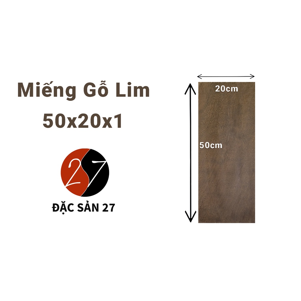 Miếng Gỗ Lim Dài Dày 1cm  đã bào 4 mặt