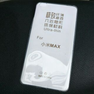 Ốp lưng dẻo Silicon cho Xiaomi MI MAX - Trong suốt
