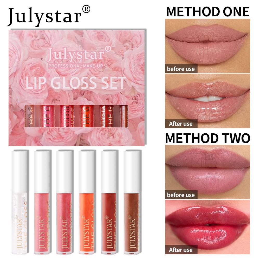 Set 6 Thỏi Son Lì Lâu Trôi Chống Thấm Nước Màu Sắc Gợi Cảm