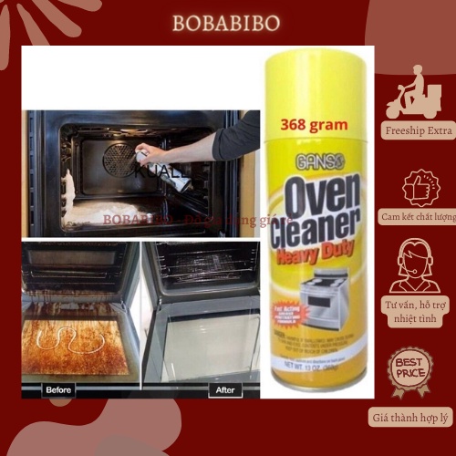 Chai Xịt Bọt Oven Cleaner Vệ Sinh Lò Vi Sóng, Lò Nướng, Nồi Chiên Không Dầu, Vệ Sinh Nhà Bếp Tẩy Sạch Dầu Mỡ, Vết Bám