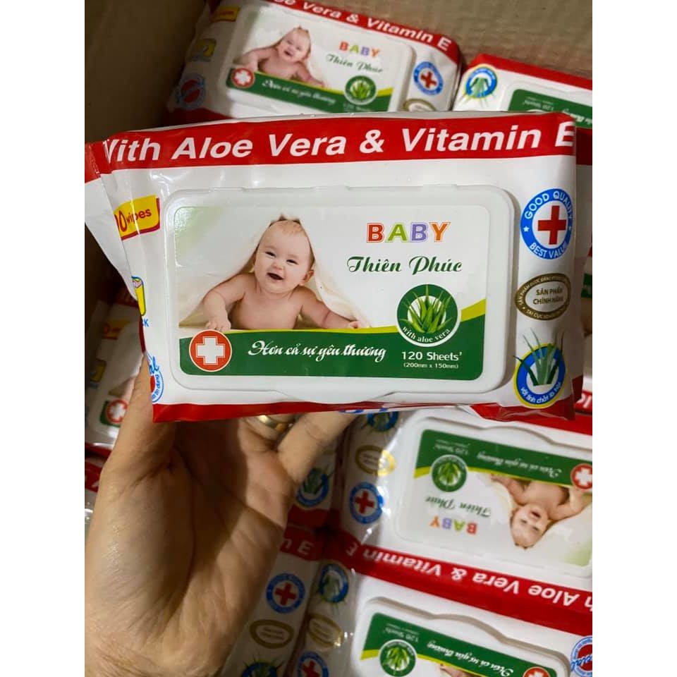 Giấy ướt Baby Thiên Phúc gói 100 tờ chính hãng