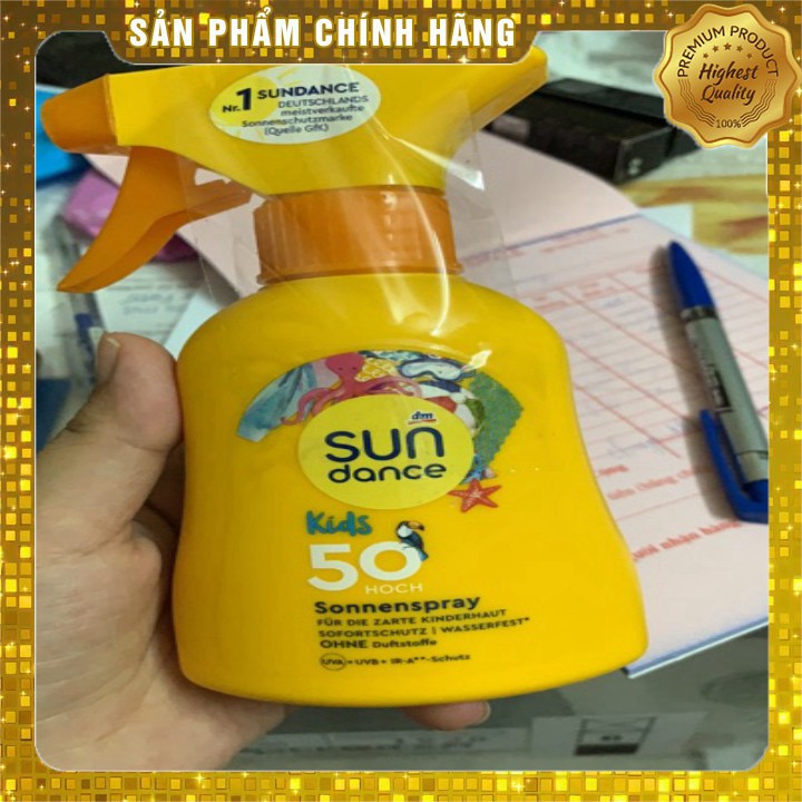 Kem chống nắng trẻ em dạng xịt Sundance Đức