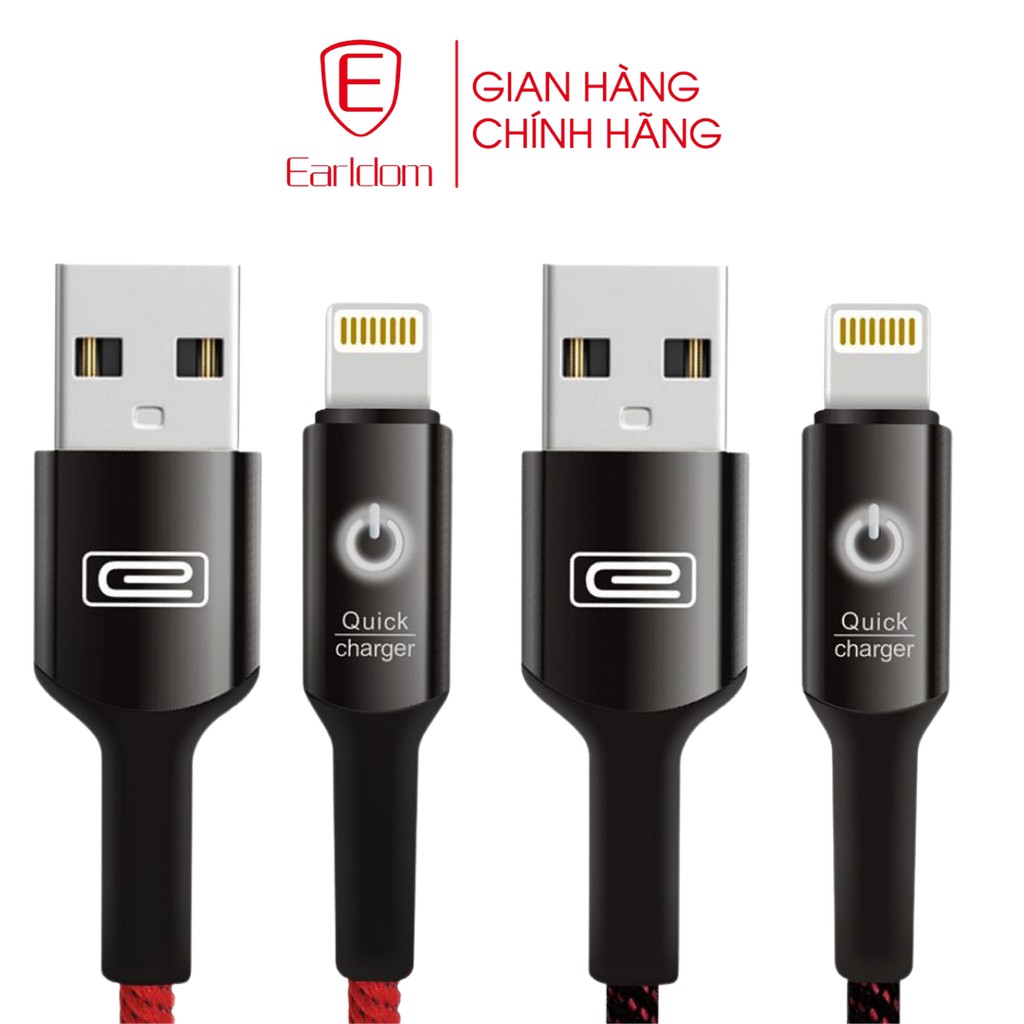 Cáp Sạc Tự Ngắt Earldom EC-063 - chính hãng