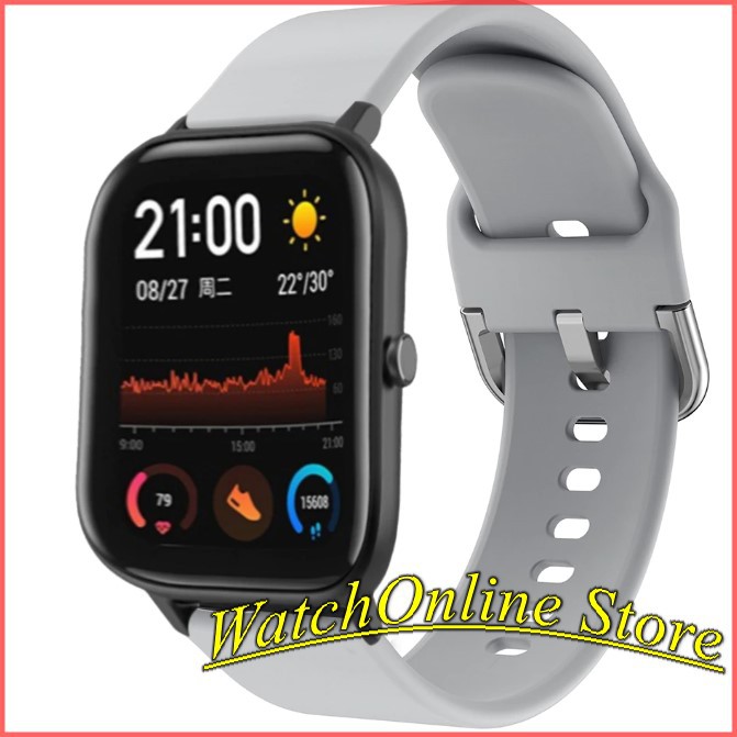 Dây đeo silcon Xiaomi Amazfit Bip Bip U Bip Lite GTS GTR 42mm GTS 2 mini GTS 2 GTS 2e... cao cấp Sikai