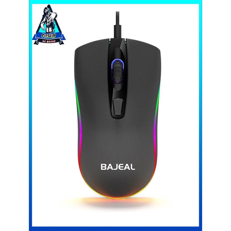 Chuột dây 1600DPI Quang học 4 Phím USB RGB Đèn nền chơi game để bàn [6/19]