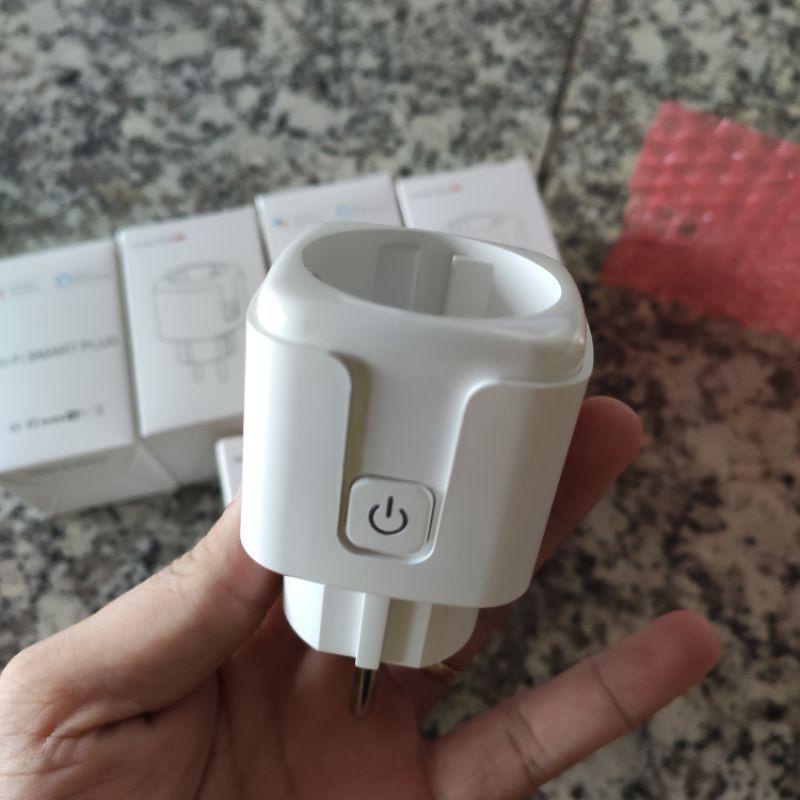 Ổ cắm tuya wifi đo điện tiêu thụ tròn, Ổ cắm thông minh wifi