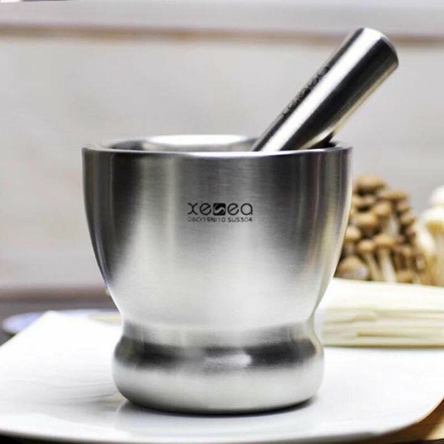 Bộ cối chày inox