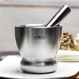 Bộ cối chày inox