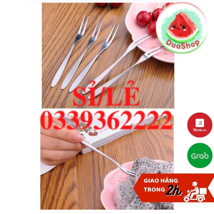 [ HAIANHSHOP ] Set 6 dĩa inox ăn trái cây bền đẹp &gt;