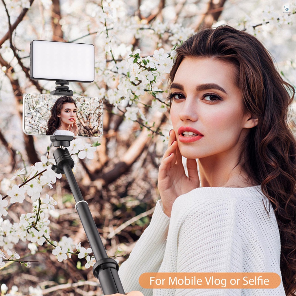 Đèn LED Andoer W140 RGB CRI95 + 2500K-9000K 20 Hiệu Ứng Ánh Sáng Bỏ Túi Với Giá Đỡ Ba Chân Để Bàn