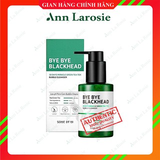 Sữa Rửa Mặt Sạch Mụn Đầu Đen SomeByMi Blackhead 30 Days Miracle Bubble Cleanser 120g
