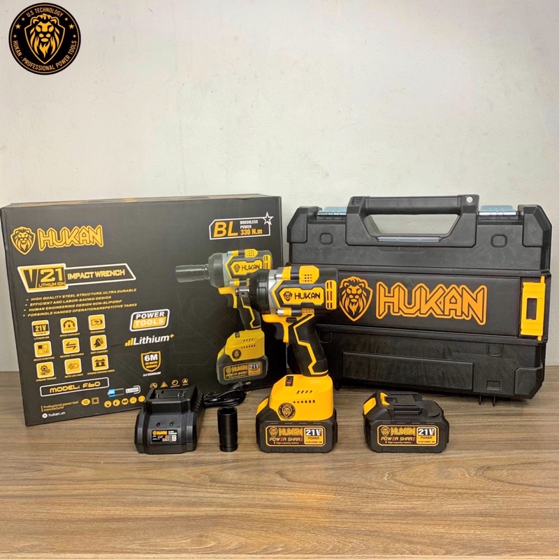 Máy siết bulong HUKAN F60 lực siết 330NM