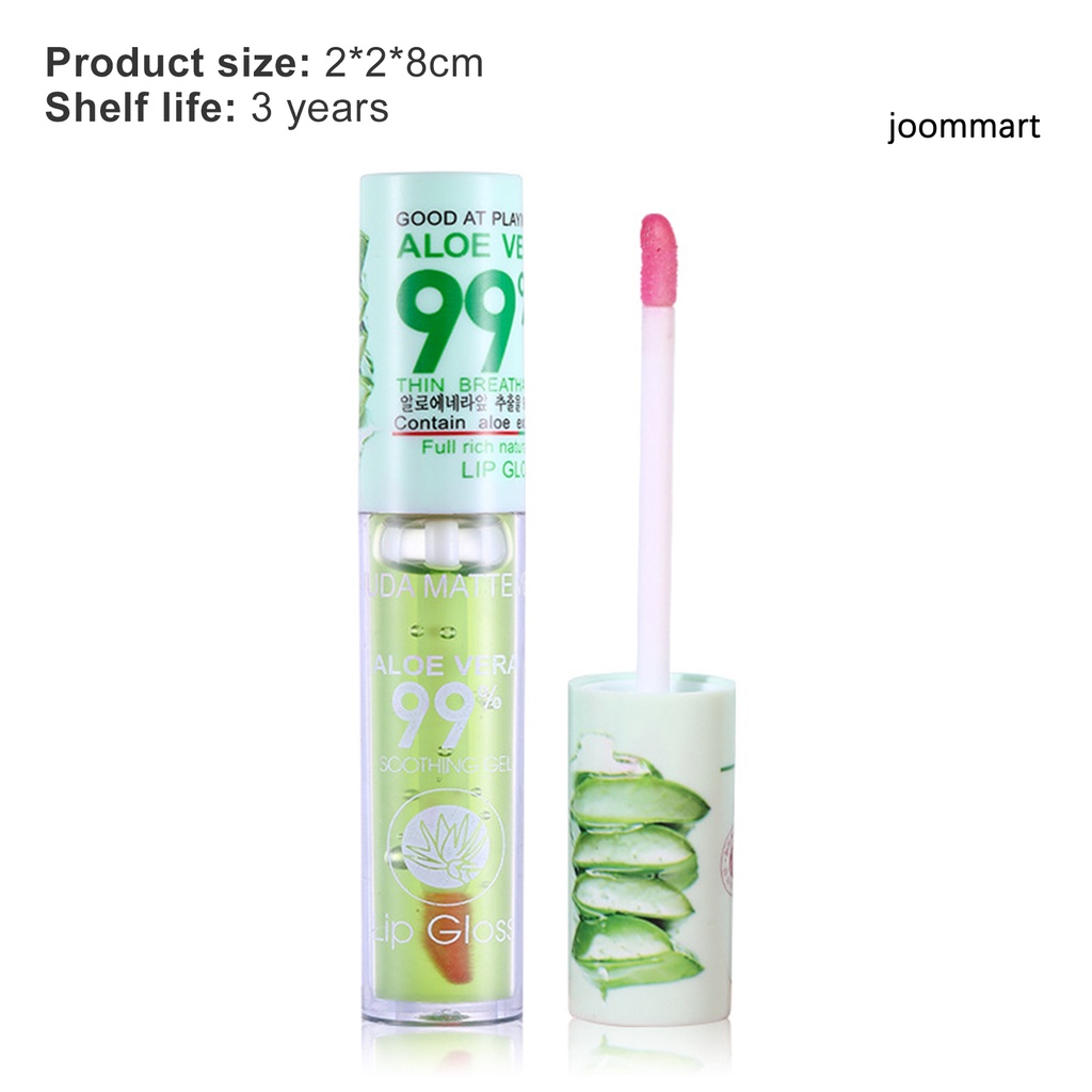 【JM】3g Lip Gloss Moisturizing Waterproof Long-lasting Aloe Cosmetic Lipgloss for Lady