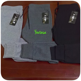 Quần Jogger len tăm Đen&Ghi&Xám-3 Size:S/M/L