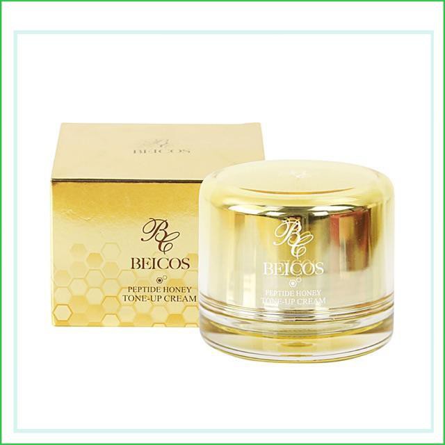 Kem Dưỡng Kích Trắng Beicos Peptide Honey Tone Up Cream 2X 50g