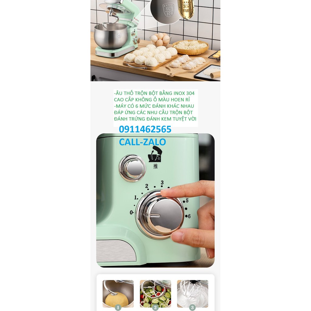 máy đánh trứng-đánh bột 4 lít để bàn-hàng chính hẵng-bảo hành 6 tháng giá rẻ
