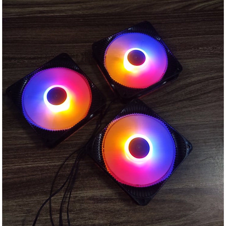 [Không cần Hub] Quạt tản nhiệt, Quạt làm mát máy tính, Fan led, Fan case RGB, cắm trực tiếp Molex, phiên bản B1