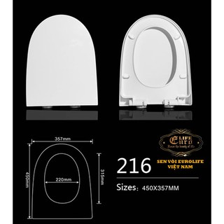 NẮP BỒN CẦU EUROLIFE EL-PS216