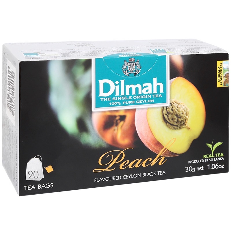 [DILMAL]TRÀ BẠC HÀ (MINT) - TRÀ ĐÀO(PEACH) - TRÀ DÂU (STRAWBERRY) - HỘP 30G/20 TÚI LỌC