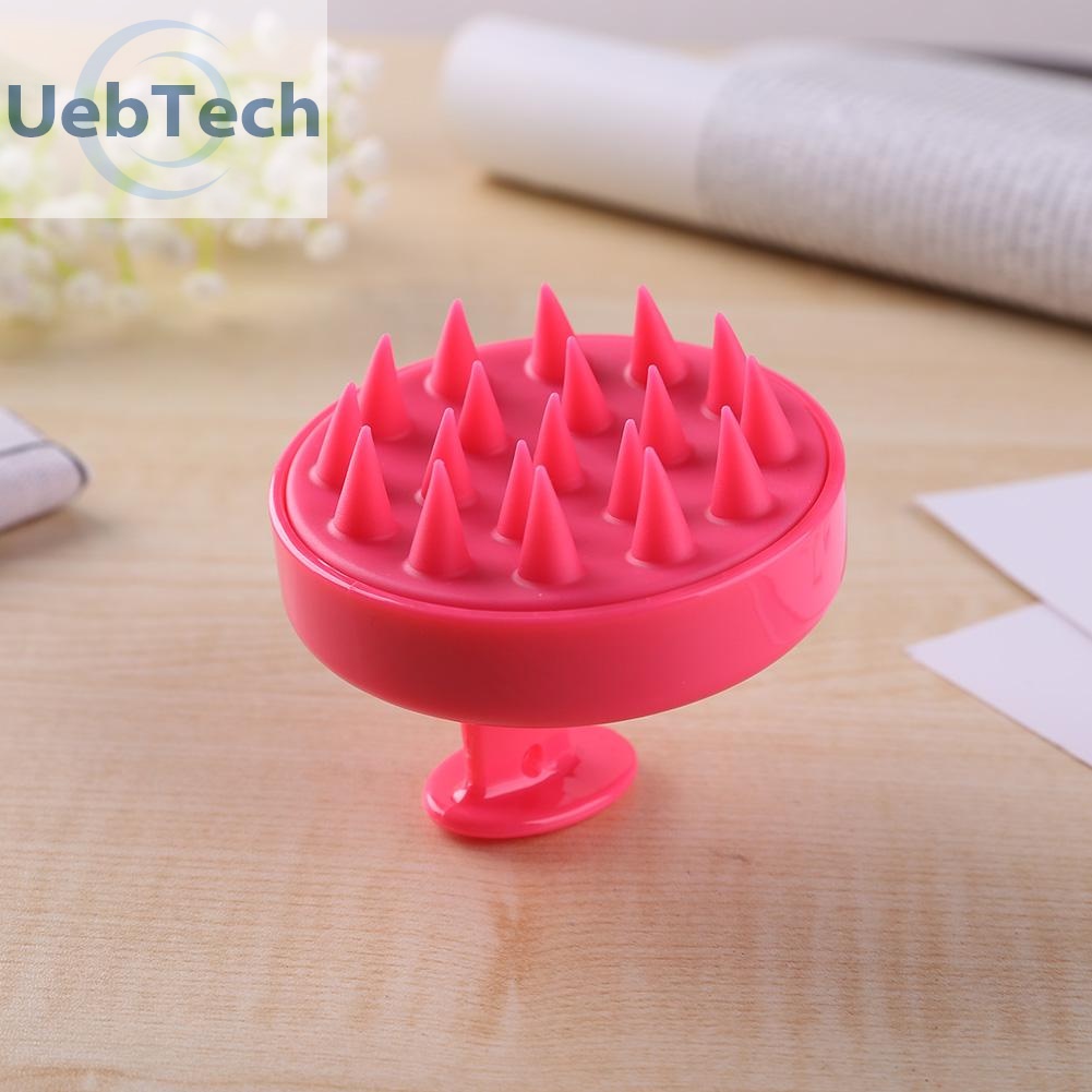 [Hàng mới về] Lược silicon mềm dùng gội đầu mát xa da đầu
