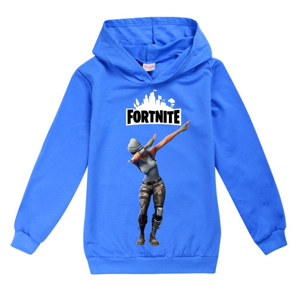 Áo Thun Tay Dài In Hình Game Fortnite Dễ Thương Cho Bé