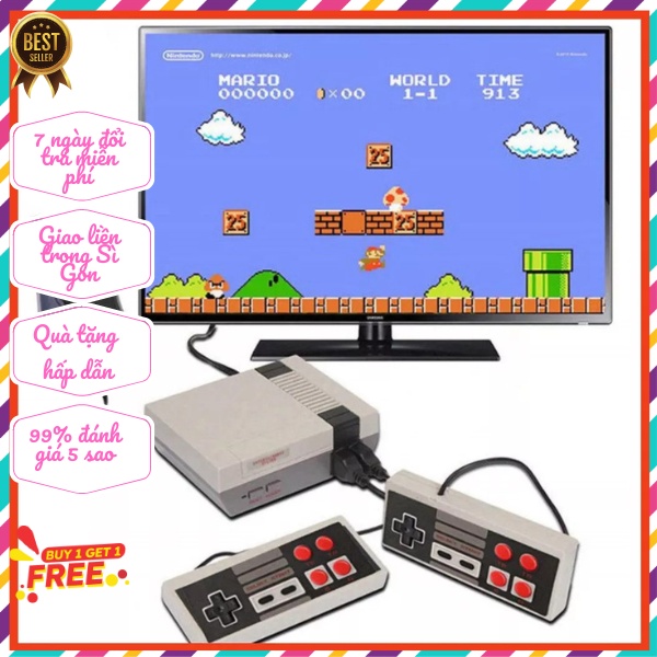 Máy Chơi Game Cổ Điển 4 nút - NES Classic 620 Trò Chơi