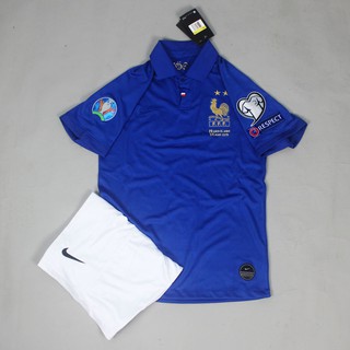Quần áo bóng đá Pháp-Xanh mới 2019