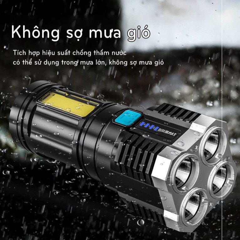 Đèn Pin 5 Bóng Đèn Pin Siêu Sáng Cầm Tay Chắc Chắn 4 Chế Độ Sáng Tiện Dụng, ASAKI OFFICIAL . | BigBuy360 - bigbuy360.vn