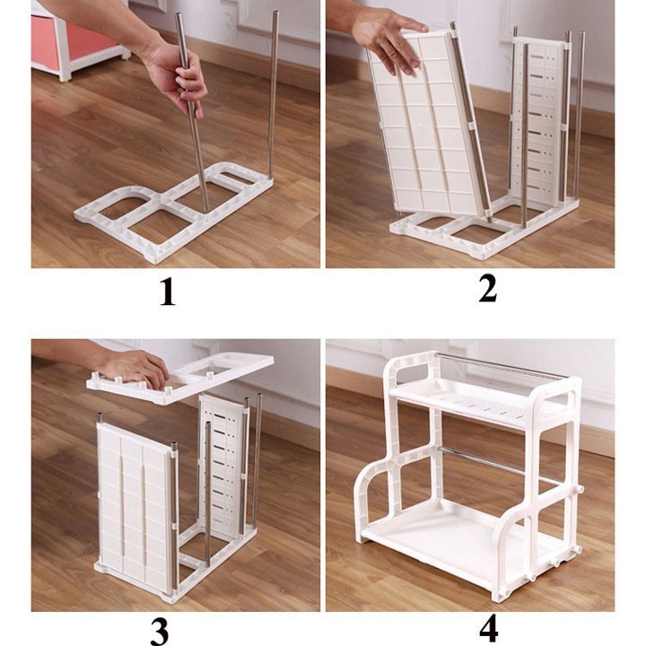 Kệ nhà bếp 2 tầng tiện ích Tashuan TS3623 - kệ đựng gia vị tiện dụng | BigBuy360 - bigbuy360.vn