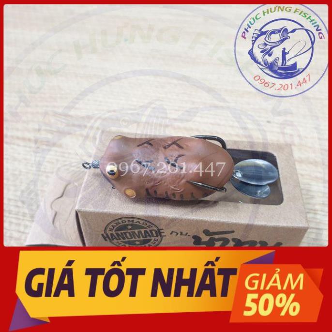 [ XẢ HÀNG ] Mồi giả lure nhái hơi Frog Toon V4 Thái Lan - Chuyên câu Lure  lóc siêu nhậy