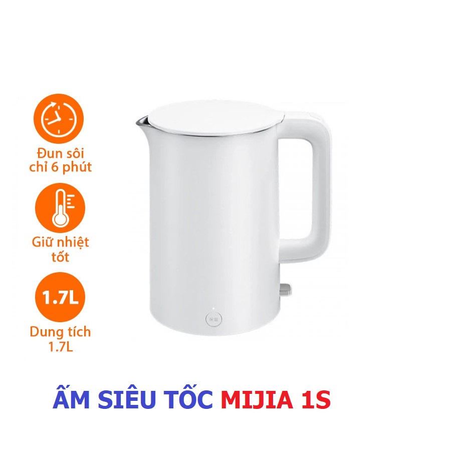 Ấm đun nước siêu tốc thông minh Xiaomi MIjia Kettle 1S MJDSH03YM chính hãng - Minh Tín Shop