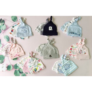 Set 3 mũ momcare cao cấp cho bé từ 0-6 tháng